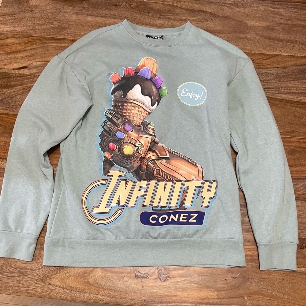 Marvel Thor Love & Thunder Infinity Conez Sweater XS Boxlunch Exclusive Unisex